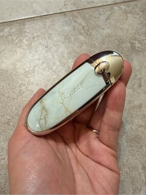 Guerlain Rouge G Minimal Chic Marble Double Mirror Lipstick Case